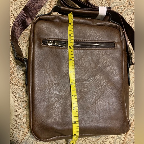 Men’s Weixier Leather Messenger Crossbody Bag - Picture 15 of 15